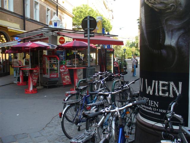 Kioast vor dem Hundertwasserhaus